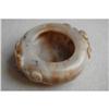 Image 1 : Antique Carved Brown Jade Brushwasher #2327635