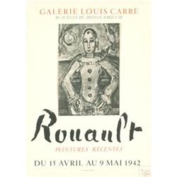 Rouault Georges Galerie Louis Carre Lithograph #2327920