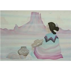 PR OF GICLEE PAINTINGS OF AMERICAN INDIAN WOMEN#2328030