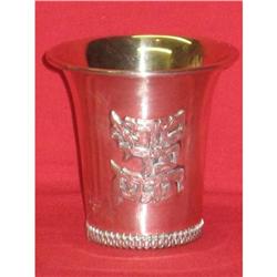 Nicely done Sterling Kiddush Cup/Beaker #2328082