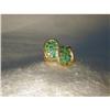 Image 1 : Estate 10K 14K YG Gold Emerald Filigree Ring #2328139