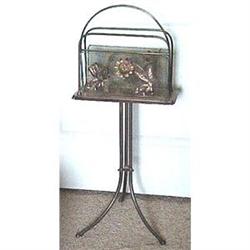 Standing English Victorian Magazine Rack #2328161