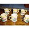 Image 1 : Set 6 old French HB QUIMPER mugs #2328171