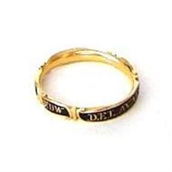 18K Gold  Memorial Ring C. 1745 #2328336