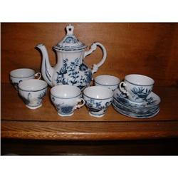 BLUE ONION TEA SET #2328365