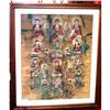 Image 1 : Antique Painting Buddha & Celesials Rice Paper #2339717