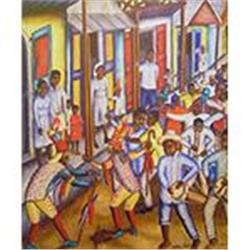 Haitian Painting by Castera Bazile, '51 #2339872