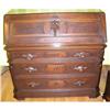 Image 1 : ANTIQUE VICTORIAN WALNUT LINCOLN DESK #2339943