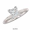 Image 1 : 1.01 CARATS VS DIAMOND solitaire ring princess #2340075