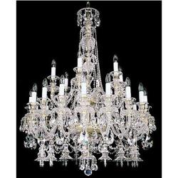 Large 24 lights Bohemia crystal chandelier #2340318