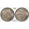Image 1 : NEW ZEALAND: George VI, 1936-1952, 1 florin, 1951, PCGS graded MS64