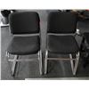 Image 1 : LOT OF 4 STACKING CHAIRS