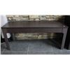 Image 1 : WOOD BENCH, 41 X 18 X14