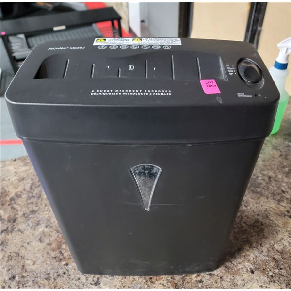 ROYAL MC602 PAPER SHREDDER