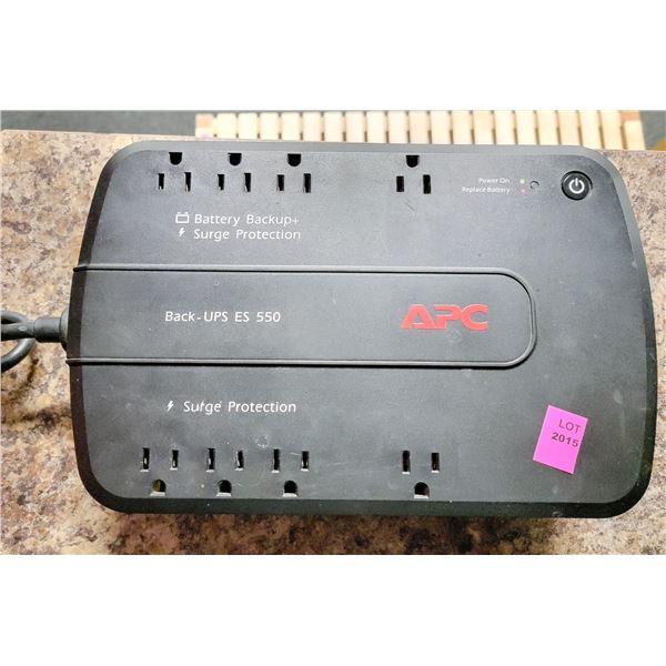 APC BACK-UPS ES 550,BATTERY BACKUP & SURGE