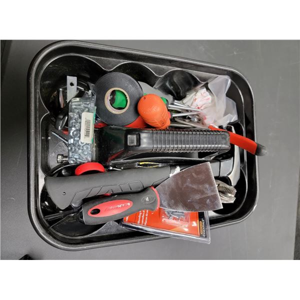 CADDY OF ASSORTED TOOLS