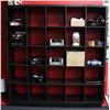 Image 1 : 25 SECTION CUBE STORAGE SHELF, 72 X 76 X 15