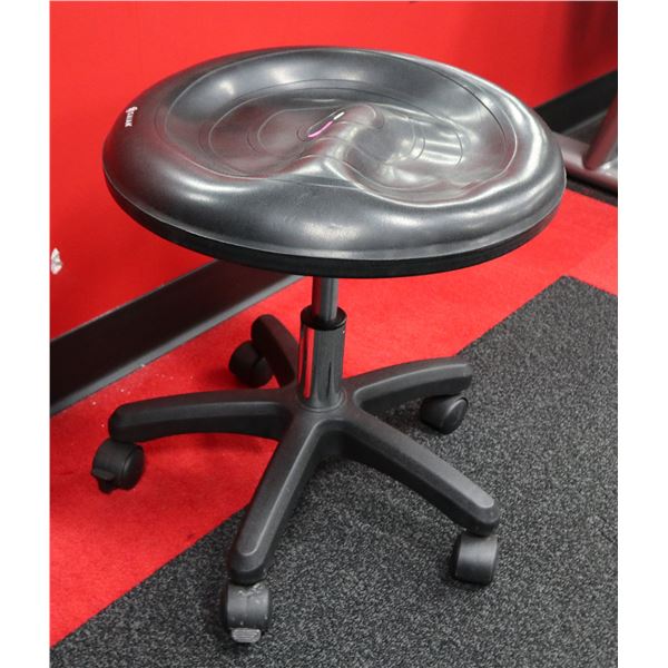 GAIAM ROLLING HALF MOON STOOL