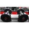 Image 1 : PAIR OF 20LB SNAP FITNESS DUMBBELLS