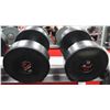 Image 1 : PAIR OF 50LB SNAP FITNESS DUMBBELLS