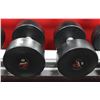 Image 1 : PAIR OF 60LB SNAP FITNESS DUMBBELLS