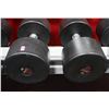 Image 1 : PAIR OF 95LB SNAP FITNESS DUMBBELLS