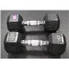 Image 1 : PAIR OF 20LB DUMBBELLS