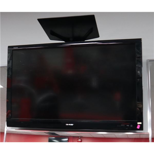 SHARP AQUOS 46" TELEVISION WITH WALL MOUNT
