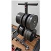 Image 2 : ROGUE ROLLING FREE WEIGHT STAND WITH FREE WEIGHTS