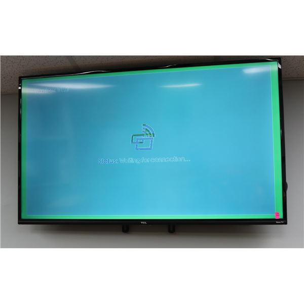 TCL ROKU TELEVISION WITH WALL MOUNT