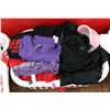Image 1 : BASKET OF SNAP FITNESS SHIRTS & TANKS, VARIOUS