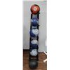 Image 1 : MEDICINE BALL STORAGE STAND WITH 6 BALLS, 8LB TO