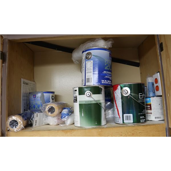 MISCELLANEOUS CONTENTS IN CUPBOARD