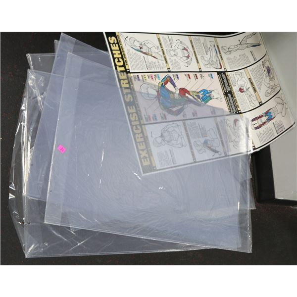 LOT OF POSTER SLEEVES