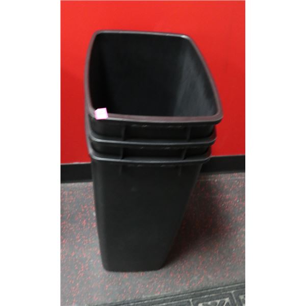 LOT OF 3 GARBAGE BINS