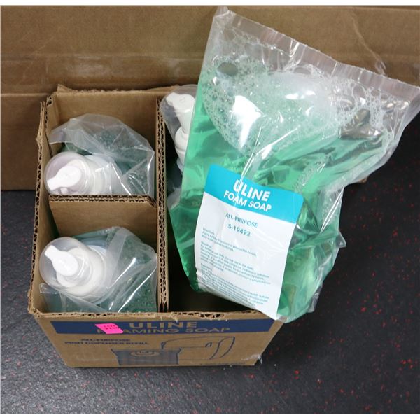 BOX OF 4 U-LINE FOAMING SOAP REFILLS