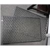 Image 1 : LOT OF 2 RUBBER FLOOR MATS, 33 X 21