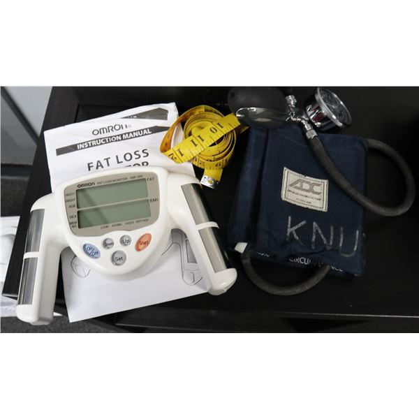 OMRON FAT LOSS MONITOR (HBF-306C) WITH BLOOD