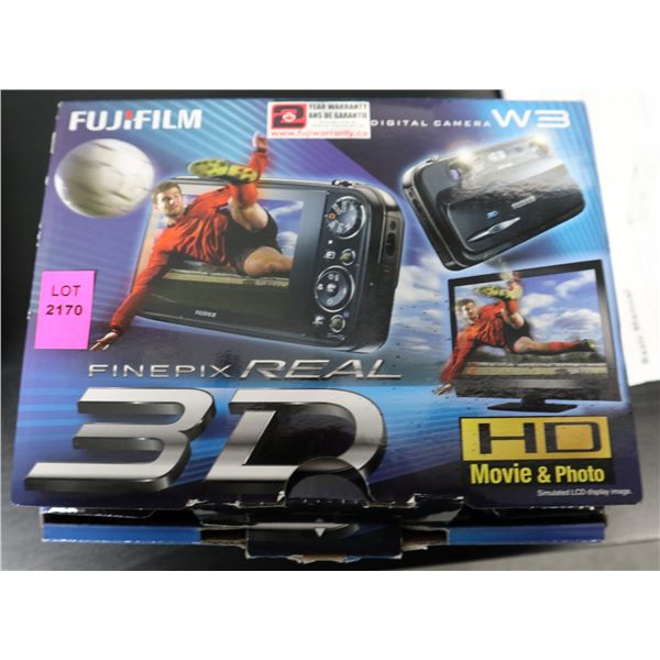 FUJIFILM DIGITAL CAMERA, FINE PIX REAL 3D, HD