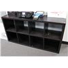 Image 1 : 8 CUBE STORAGE SHELF, 58 X 30 X 16