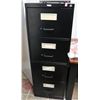 Image 1 : 4 DRAWER FILING CABINET, 18 X 52 X 27