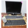Image 1 : LOT OF 2 KEYBOARDS, MONITOR & POLK AUDIO SPEAKERS