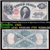1917 $1 Legal Tender, Signatures of Speelman & White, FR39 Grades vf+