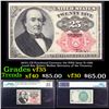 Image 1 : 1870's US Fractional Currency 25c Fifth Issue fr-1308 LonG Key Robert Walker Secretary of the Treasu
