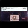 Image 2 : PCGS 1863 US Fractional Currency 10c Second Issue fr-1247 Washington In Oval W/ 18-63 & 1 Surcharge 