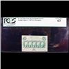 Image 2 : PCGS 1863 US Fractional Currency 50¢ First Issue Fr-1312 Washington W/ Monigram Graded cu63 By PCGS