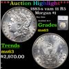 ***Auction Highlight*** 1883-s vam 11 R5 Morgan Dollar $1 Graded ms63 By SEGS (fc)