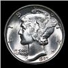 Image 2 : ***Auction Highlight*** 1927-p Near Top POP! Mercury Dime 10c Graded ms67+ FSB By SEGS (fc)