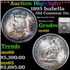***Auction Highlight*** 1893 Isabella Isabella Quarter 25c Graded ms66 By SEGS (fc)
