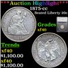 ***Auction Highlight*** 1875-cc Twenty Cent Piece 20c Graded xf40 By SEGS (fc)
